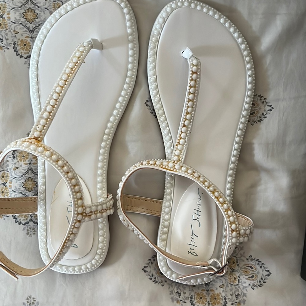Betsey Johnson Diane Bridal Sandal.